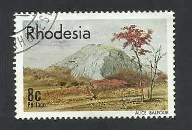 1977 RHODESIA LANDSCAPE PAINTINGS