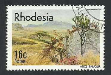 1977 RHODESIA LANDSCAPE PAINTINGS