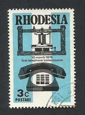 1976 RHODESIA THE 100TH ANNIVERSARY OF THE TELEPHONE