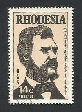 1976 RHODESIA THE 100TH ANNIVERSARY OF THE TELEPHONE