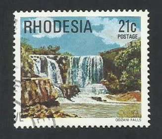 1978 RHODESIA WATERFALL