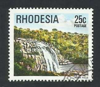1978 RHODESIA WATERFALL