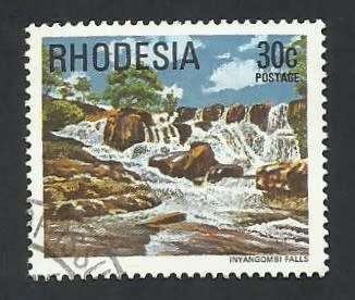 1978 RHODESIA WATERFALL
