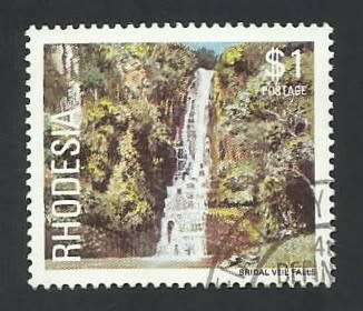 1978 RHODESIA WATERFALL
