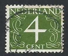 1946-69 NETHERLANDS NUMERAL