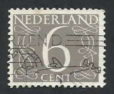 1954 NETHERLANDS NUMERAL