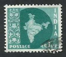 1957-1958 INDIA MAP