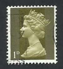 1968 GREAT BRITAIN QUEEN ELIZABETH II