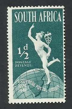 1949 SOUTH AFRICA ANNIVERSARY OF U.P.U