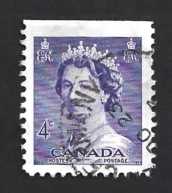 1953 CANADA QUEEN ELIZABETH II