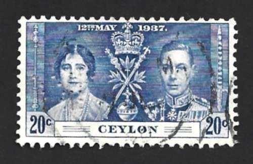1937 CEYLON CORONATION