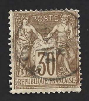 1876-78 FRANCE PAX AND MERCUR