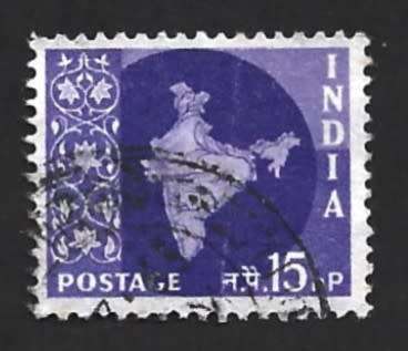 1957-63 INDIA MAP