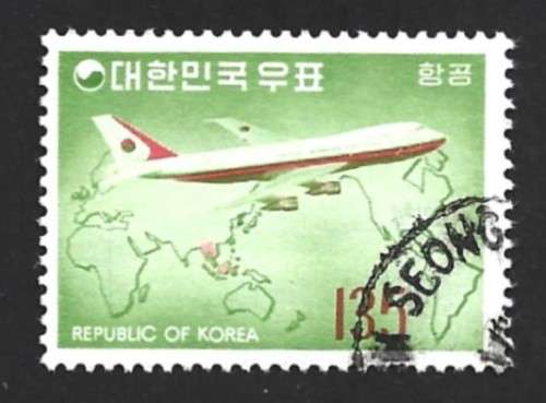 1973 KOREA AIRMAIL