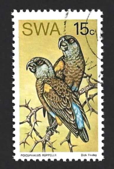 1974 SOUTH WEST AFRICA NATIVE BIRDS