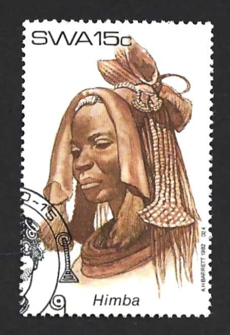 1982 SOUTH WEST AFRICA FEMALE HEADDRESSES
