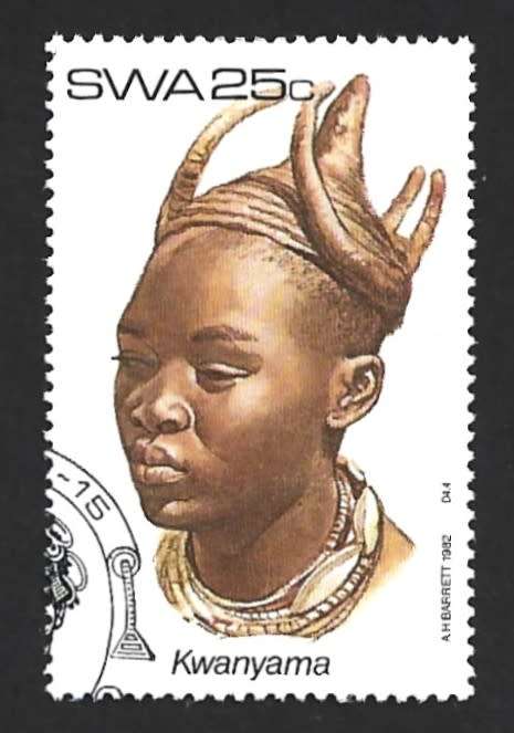 1982 SOUTH WEST AFRICA FEMALE HEADDRESSES