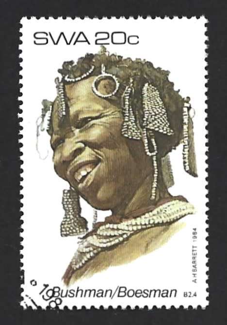 1984 SOUTH WEST AFRICA FEMALE HEADDRESSES