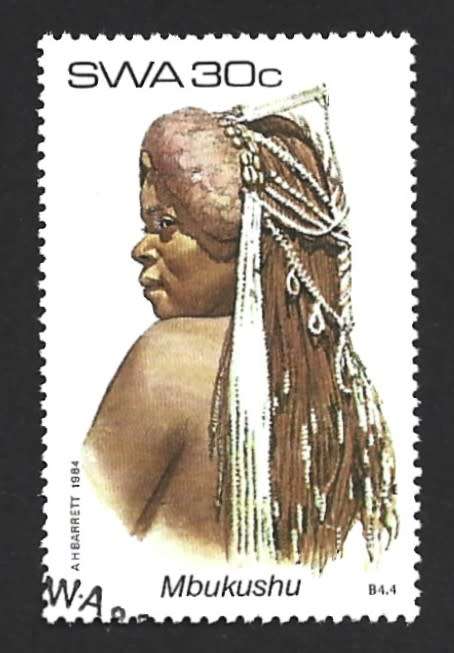 1984 SOUTH WEST AFRICA FEMALE HEADDRESSES
