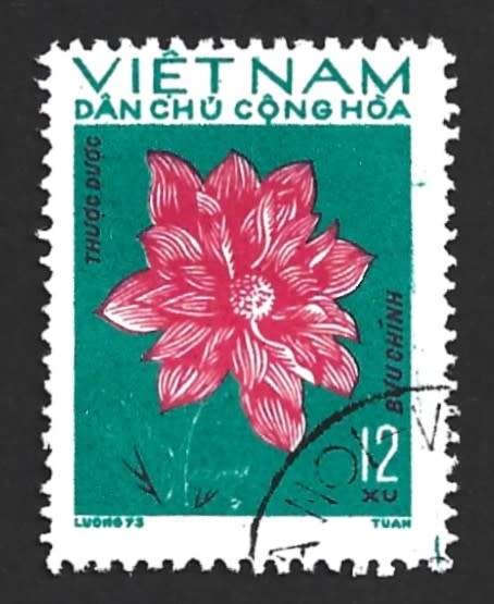 1974 VIETNAM FLOWERS