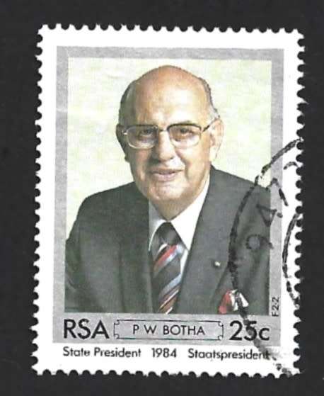 1984 SOUTH AFRICA PRESIDENT BOTHA