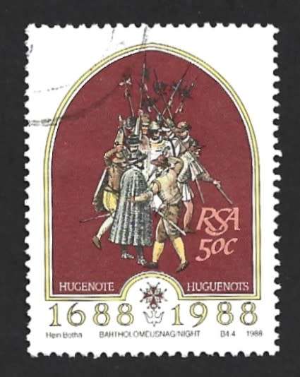 1988 SOUTH AFRICA FRENCH HUGUENOTS