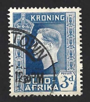 1937 SOUTH AFRICA CORONATION OF KING GEORGE