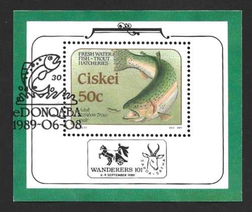 1989 CISKEI TROUT HATCHERIES