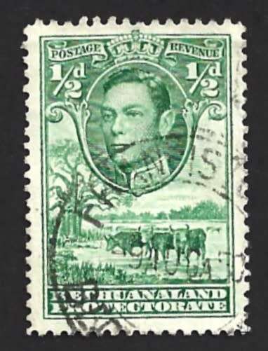 1938-44 BECHUANALAND PROTECTORATE KING GEORGE VI