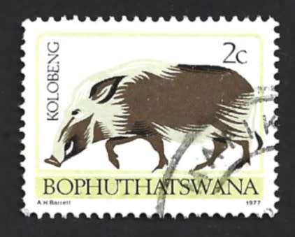 1977-82 BOPHUTHATSWANA ANIMAL TOTEMS