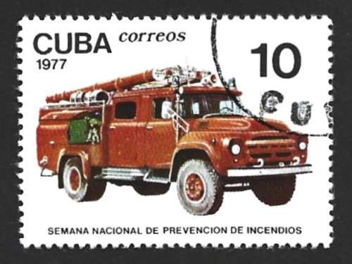1977 CUBA FIRE ENGINES