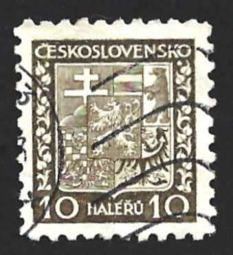1929 CZECHOSLOVAKIA COAT OF ARMS