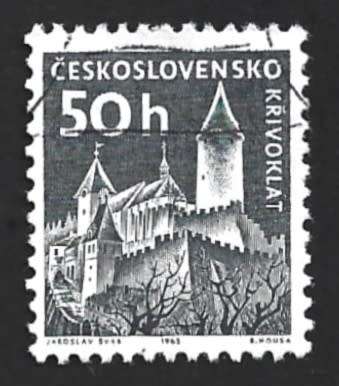 1963 CZECHOSLOVAKIA CASTLES
