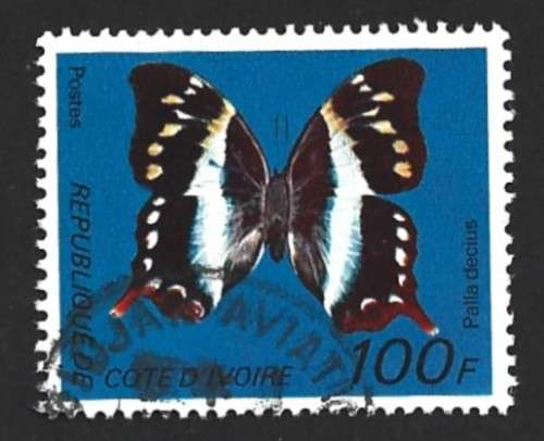 1977 IVORY COAST BUTTERFLIES