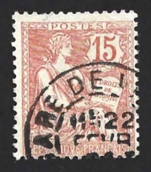 1902 FRANCE DEFINITIVE ISSUE