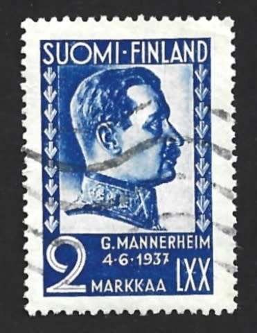 1937 FINLAND FIELD MARSHAL MANNERHEIM