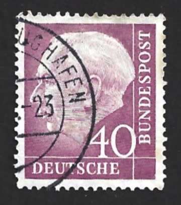 1954 GERMANY PROFESSOR HEUSS