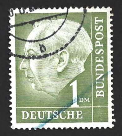 1954 GERMANY PROFESSOR HEUSS