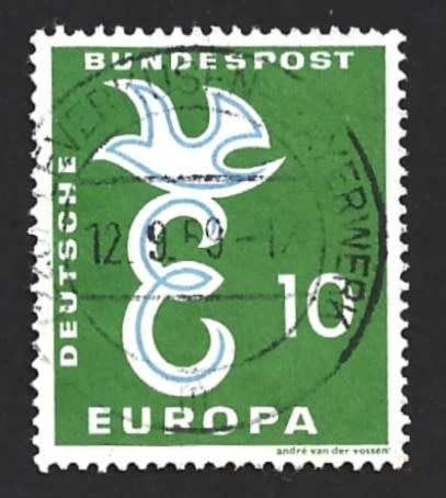 1958 GERMANY EUROPA STAMP