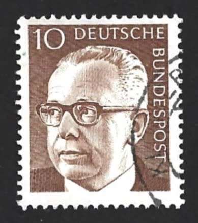 1970 GERMANY GUSTAV HEINEMANN