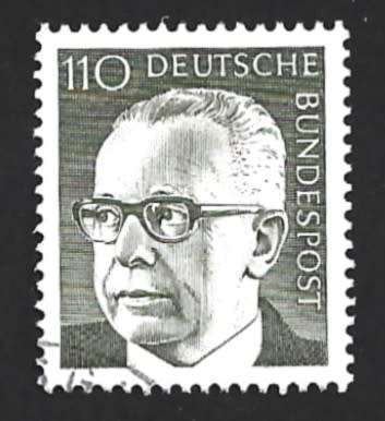 1972 GERMANY GUSTAV HEINEMANN