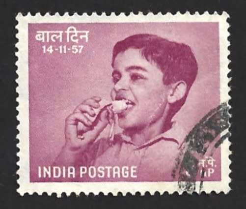 1957 INDIA CHILDREN`S DAY