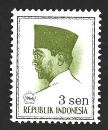 1966 INDONESIA PRES. SUKARNO