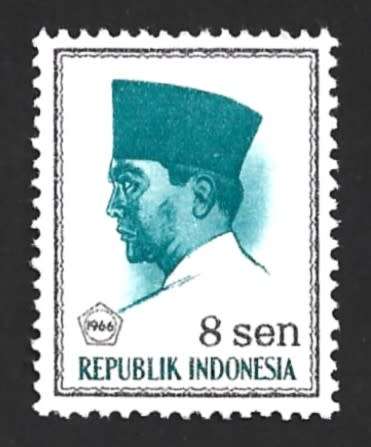 1966 INDONESIA PRES. SUKARNO