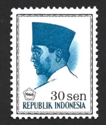 1966 INDONESIA PRES. SUKARNO
