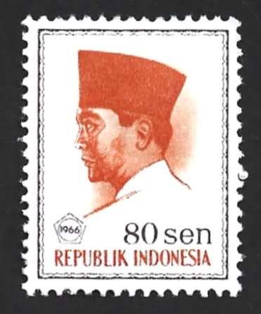 1966 INDONESIA PRES. SUKARNO