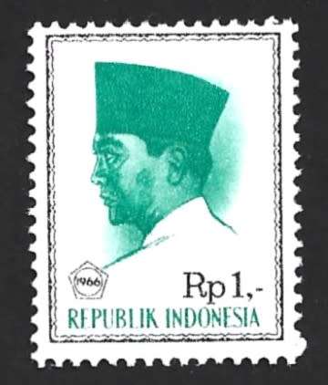 1966 INDONESIA PRES. SUKARNO
