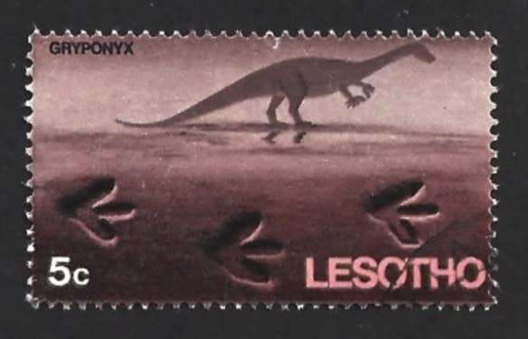 1970 LESOTHO PREHISTORIC ANIMALS