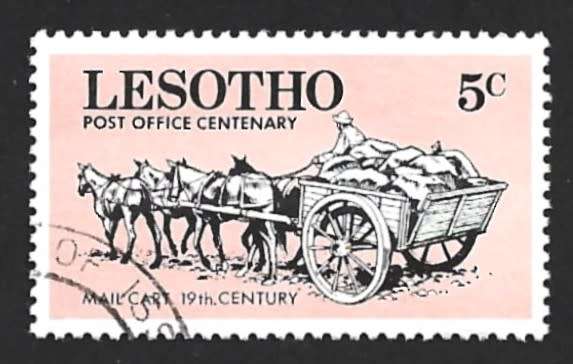 1972 LESOTHO POSTAL SERVICE