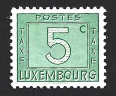 1946-47 LUXEMBOURG NUMERAL